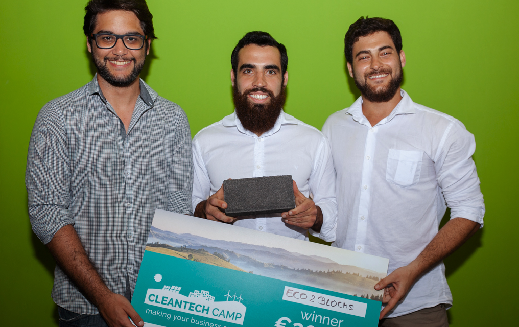 Materiais de construção recicláveis com selo nacional vencem Cleantech Camp