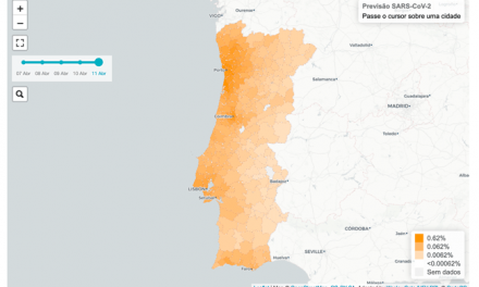 Investigadores da Universidade de Lisboa lançam mapa de risco de propagação da covid-19
