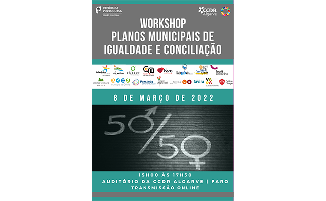 CCDR Algarve organiza workshop de Boas Práticas para Planos Municipais de Igualdade e Conciliação