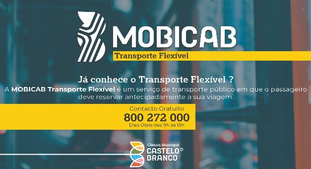 MOBICAB – Transporte Flexível é o novo conceito de mobilidade em Castelo Branco