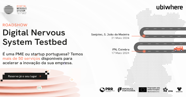 Ubiwhere visita cidades portuguesas com o Roadshow Digital Nervous System Testbed