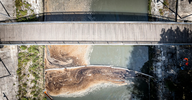 Porto: descarga poluente na Ribeira da Granja leva a ação da autarquia
