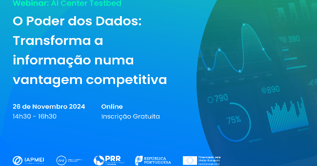 AI-CENTER Testbed organiza Webinar “O Poder dos Dados”
